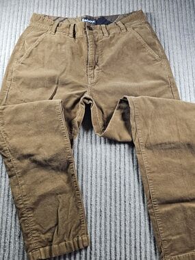Barbour Classic Fit Corduroy Trousers Pants Men’s 32 Brown 32x33 Cords Fast Ship